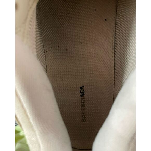 Balenciaga Triple S Clear Sole Sneakers in Cream Polyurethane - Picture 10 of 10